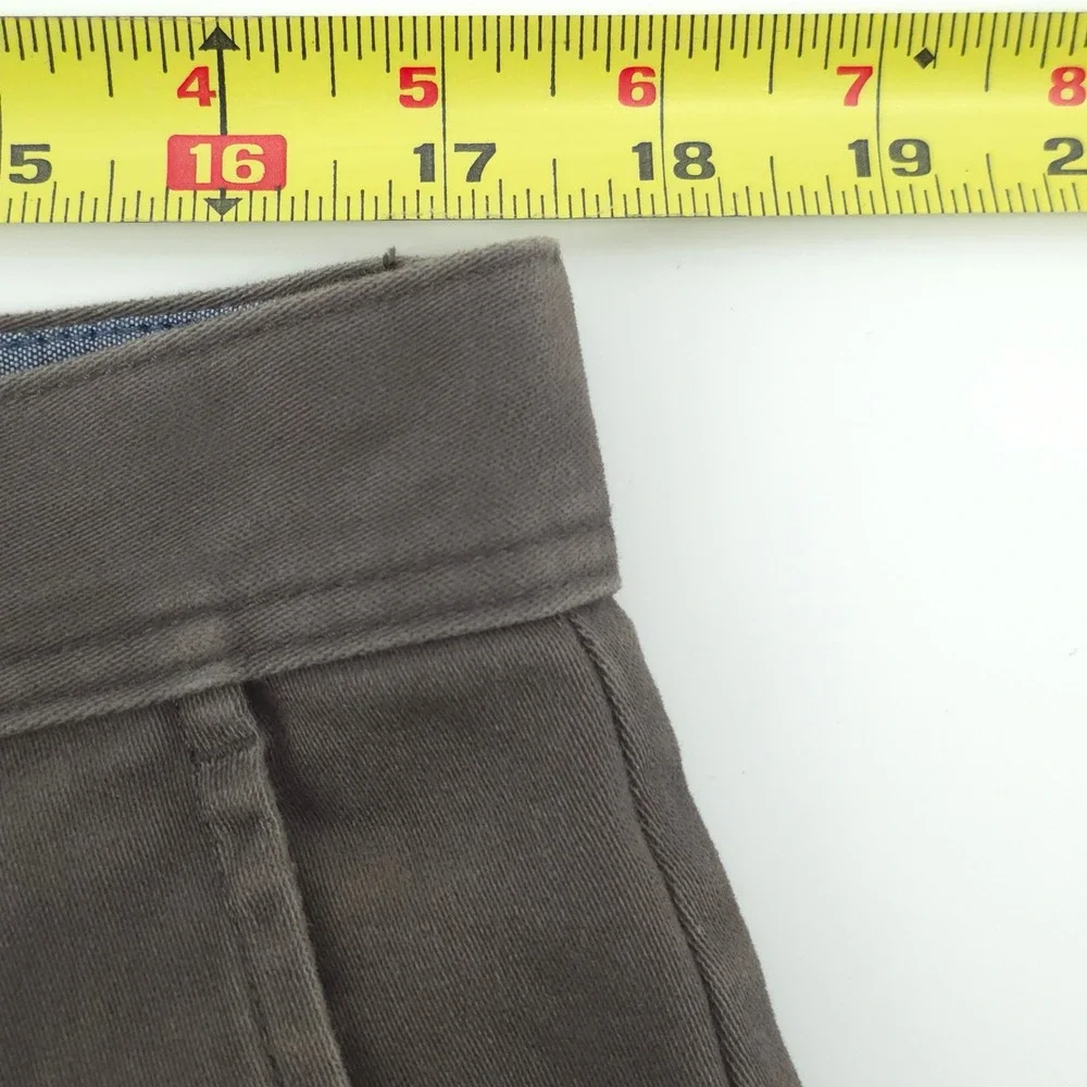 Banana Republic Men Pants Fulton Skinny 34x32 Brown Chino Casual Trousers